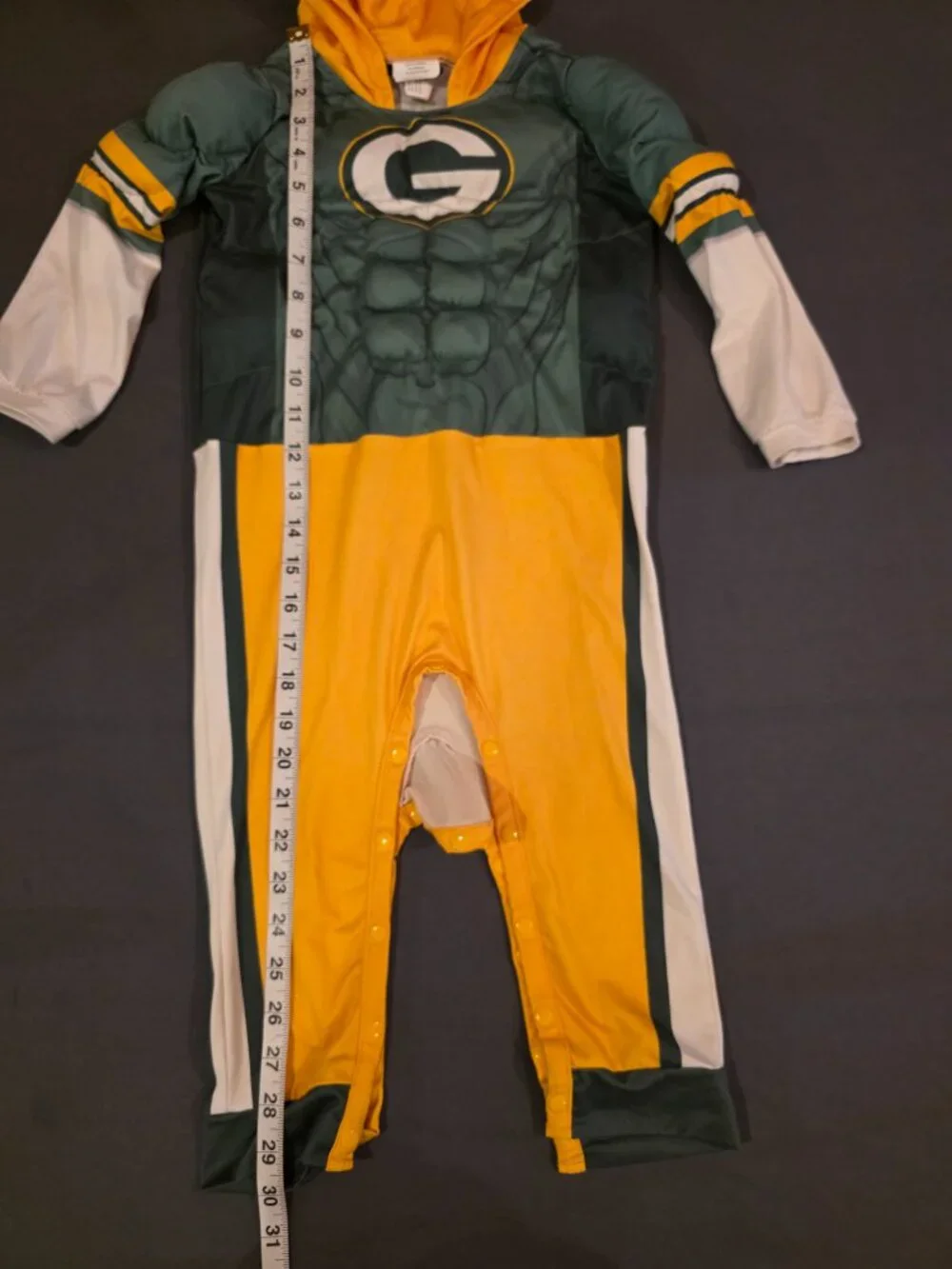 NFL Packers Boys 2T Football Player Costume